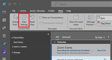 Image result for Outlook 365 Color Code Emails