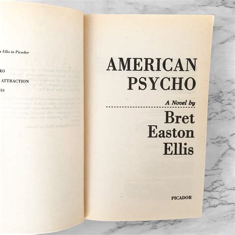 American Psycho Book Cover