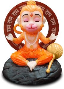 Threedots Resin Bal Hanuman Idol Murti for Car Dashboard/Bal Hanuman ...