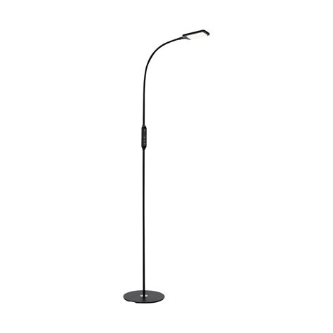 LED office floor lamp Office Remote, black, dimmable, CCT | Lights.co.uk