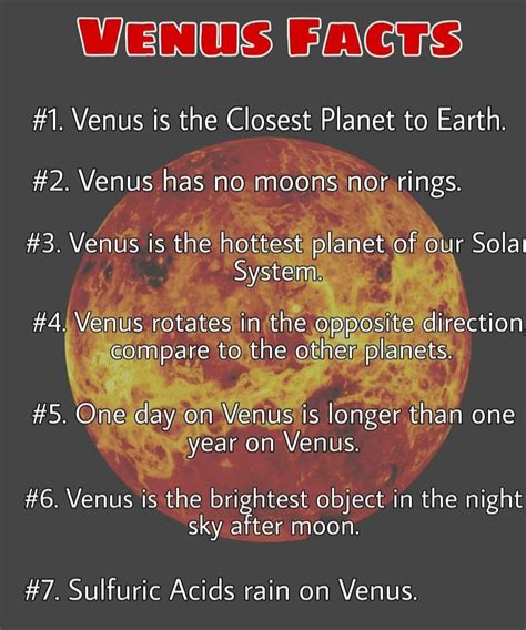 7 Facts about Venus
