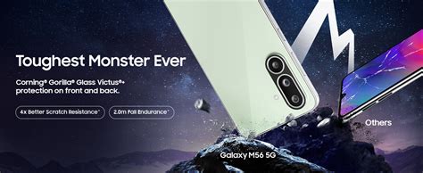 Samsung Galaxy M56 5G (Light Green, 8 GB RAM, 128 GB Storage)| Slimmest ...