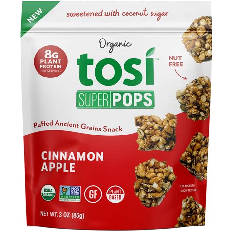 Tosi Organic SuperPops, Cinnamon Apple | FreshDirect
