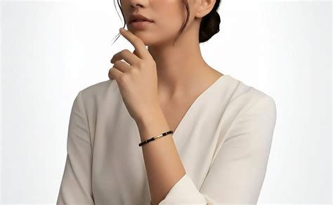 Buy Gomsfancy Black Bamboo Evil Eye Gold Plated Cuff Bracelet for Women ...