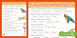 General Knowledge Quiz For Kids - Years 5-6 - Twinkl