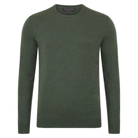 Mens Extra Fine Merino Wool Crew Neck Jumper – Paul James Knitwear
