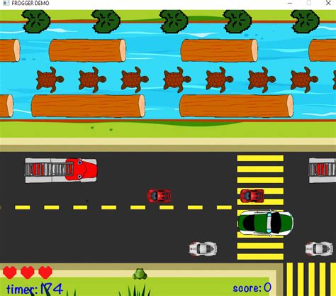Image result for Python Frogger Game
