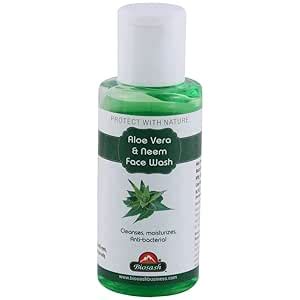 Biosash Aloe Vera & Neem Face Wash 100ml | Herbal Facial Cleanser for ...