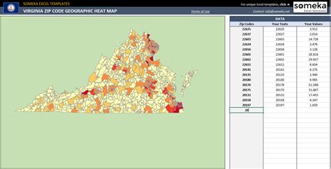 Image result for Zip Code Heat Map