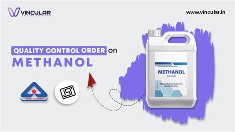 BIS-ISI Certificate for Methanol | Vincular