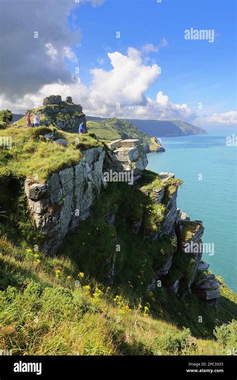 Devon Coastal path Stock Photo - Alamy