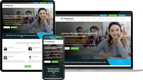 Website Designing for Higher Education Institutions | MasterSoft