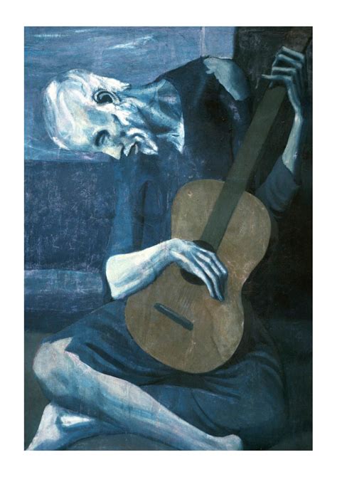 Pablo Picasso The Old Guitarist 1903 — Spiffing Prints