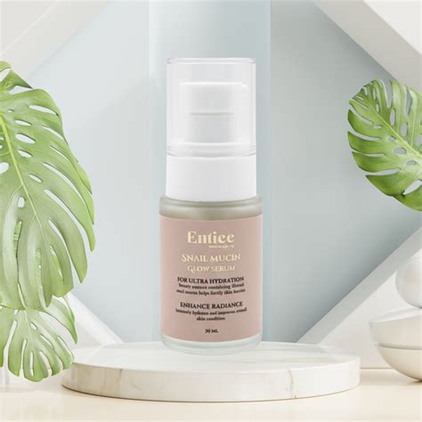 SNAIL MUCIN GLOW SERUM - Entice Supplement