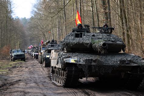 Spanish and Polish Leopards, a French Leclerc, American M1A2s and other ...