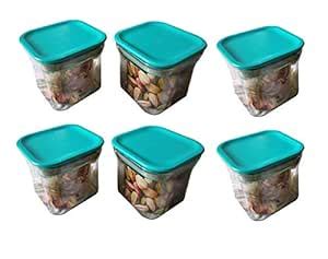 Buy Slings Kitkat Plastic Storage Kitchen Container Set, Airtight 600ml ...