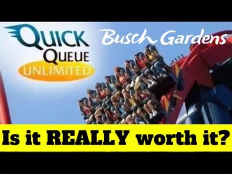 Busch Gardens Williamsburg Quick Queue Review | Fasci Garden