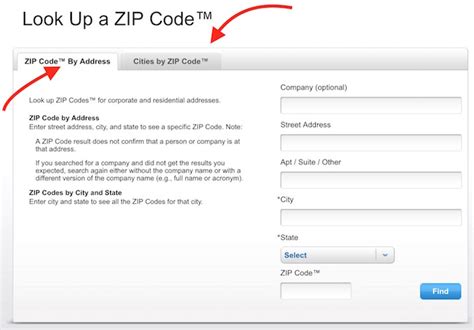 Zip Code Lookup 的图像结果