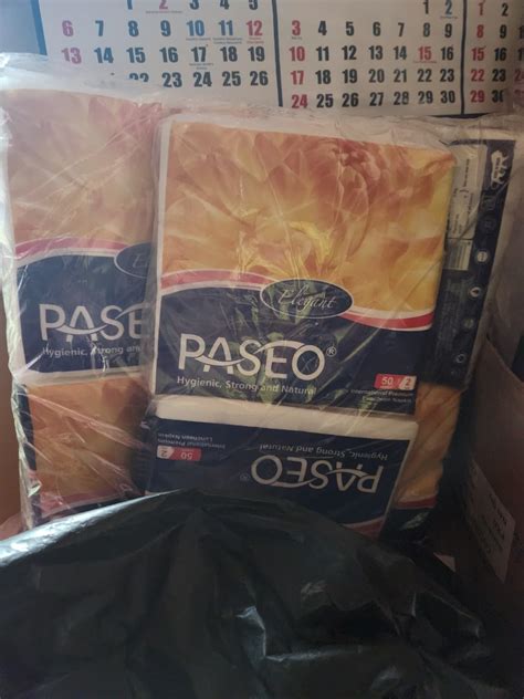 Paseo Elegant International Quality 2 Ply Extra Soft 30 x 30 cm Tissue ...