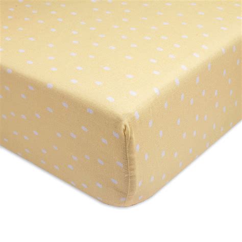 Organic Fitted Cot Sheet- Yellow Grasslands – mumma.com