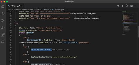 Image result for PowerShell Menu Script
