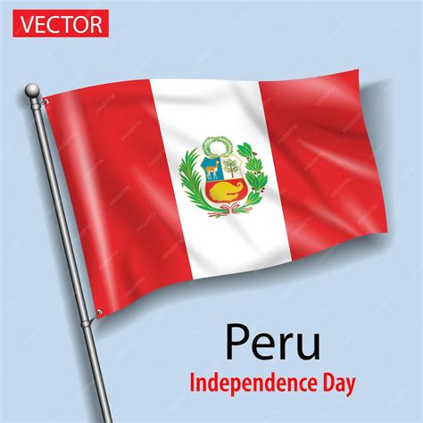Premium Vector | Peru flag national independence day vector flags in ...