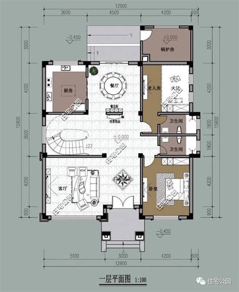 90平方米房屋整体厨房橱柜装修效果图_设计456装修效果图