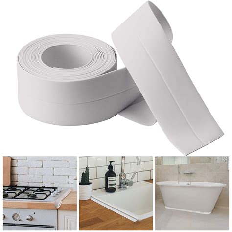 Bathroom Kitchen Sealing Tape Waterproof Mildew Proof Adhesive Wall ...