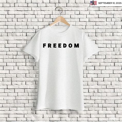 Charlie Kirk Freedom Unisex T-Shirt