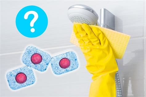 Image result for Using Dishwasher Tablets to Clean Shower