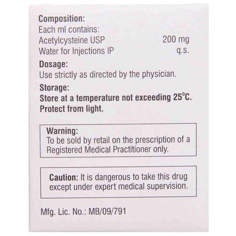 Mucomix Injection 5 ml Price, Uses, Side Effects, Composition - Apollo ...