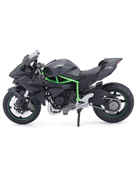 Kawasaki Ninja H2R Diecast Bike - Green Scale 1:9 – Toyloft