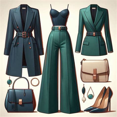 Título: Moda Elegante en Verde Esmeralda: Outfits Sofisticados y ...