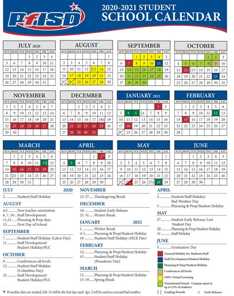 Pisd Calendar 2425