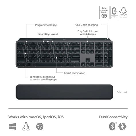 Logitech ‎920-011605 MX Keys S Combo-Wireless Keyboard & Mouse — TeckPot