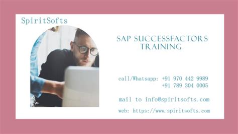 SAP SuccessFactors Online Training Master HR Talent Manag - Software ...