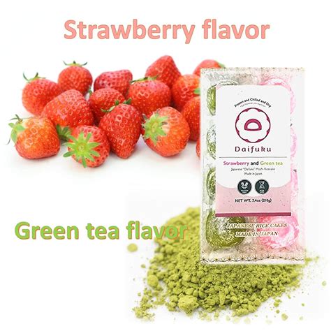 Buy ਜਪਾਨੀ ਡੇਫੂਕੂ ਮੋਚੀ ਸਵੀਟ ਰਾਈਸ ਕੇਕ, 3 ਲੇਅਰਜ਼- ਮੋਚੀ, ਮਾਰਸ਼ਮੀਲੋ, ਫਿਲਿੰਗ ...