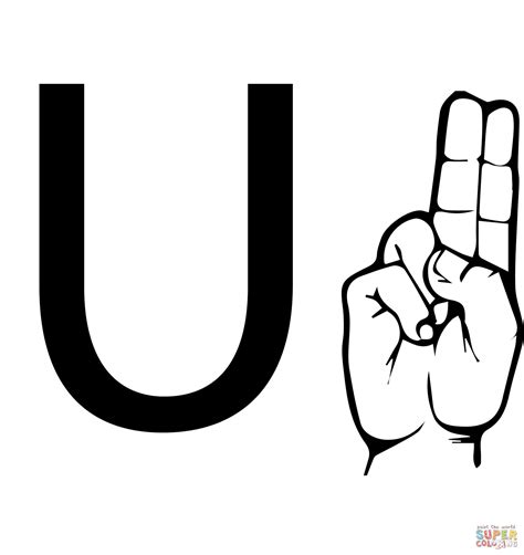 U In Sign Language