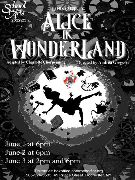 Alice In Wonderland at School of the Arts - Performances June 1, 2023 ...
