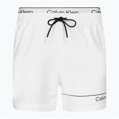 Men's Calvin Klein Medium Double WB cabbage swim shorts - Sportano.com