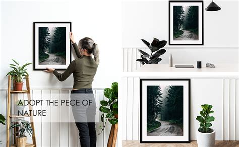 COLOSSAL ART HOUSE Road To The Forest Poster Frame Wall Painting For ...