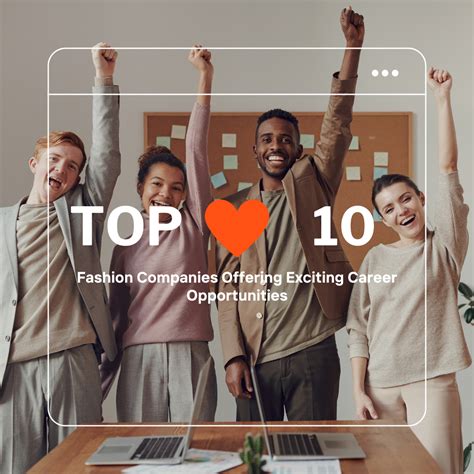 Top 10 Fashion Companies Offering Exciting Career Opportunities - Team juh