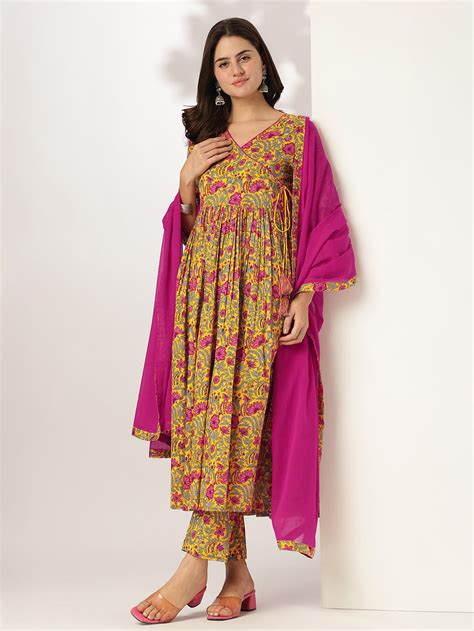 Buy pure Cotton Kurta Sets for Women