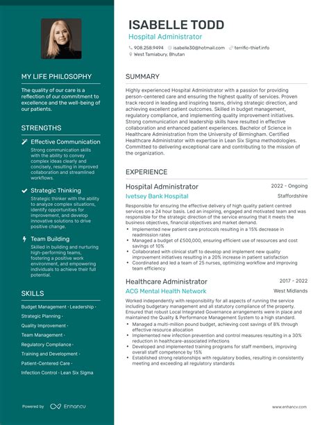 Healthcare Administration Resume Healthcare Administration Resume