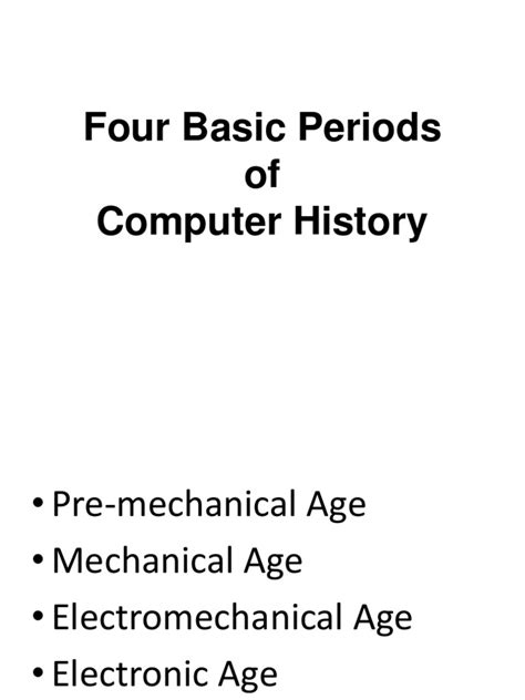 Image result for History of Computer 4A