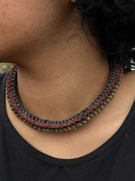 Koodai penta braided choker – Malai Eco