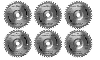Crain Cutter 821C 6-1/2-Inch 40 Tooth Wood Saw Blade (6 PACK) : Amazon ...