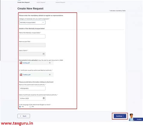 How to Authorize / Register a Representative on Income Tax Website