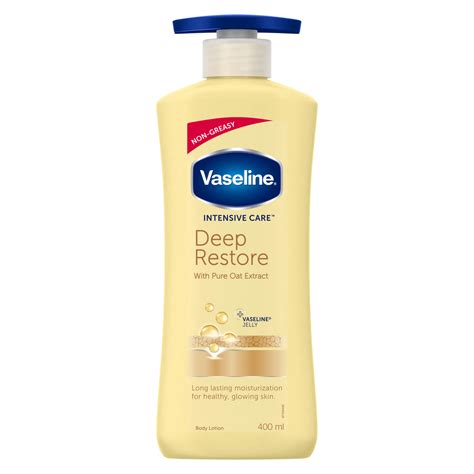 Vaseline Deep Moisture Body Lotion for Cushion Soft Skin with Ceramide ...