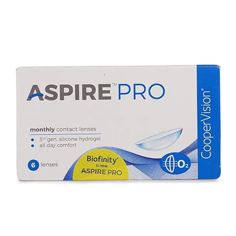 Buy CooperVision ASPIRE PRO Monthly Disposable Spherical Silicone ...
